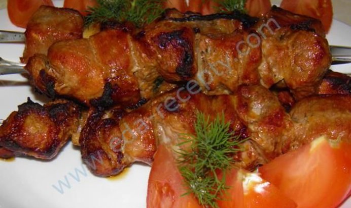 Шашлык в томатном соке