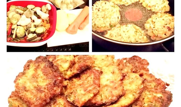 Овощные блинчики