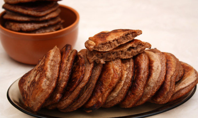 Шоколадные оладьи