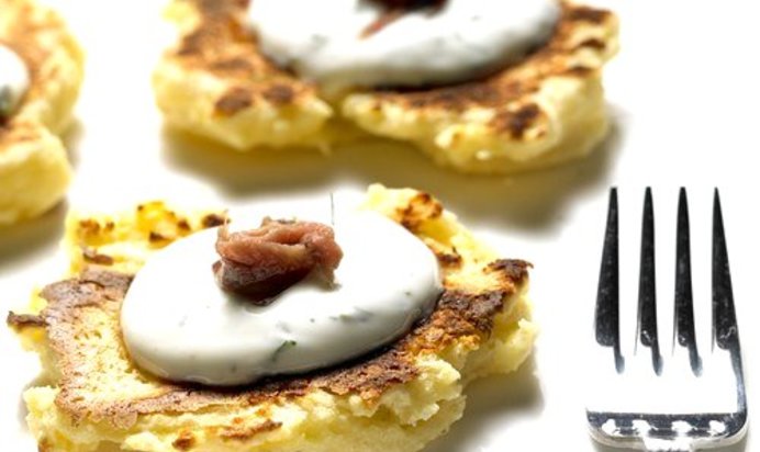 Оладьи из кабачков с фетой