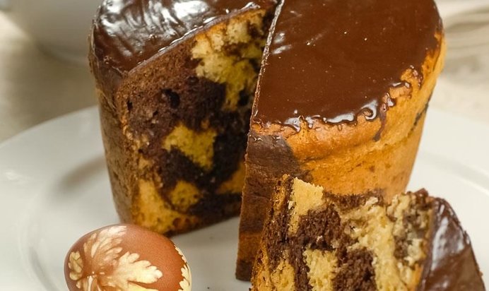 Кекс с шоколадом