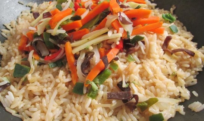 Овощи с рисом
