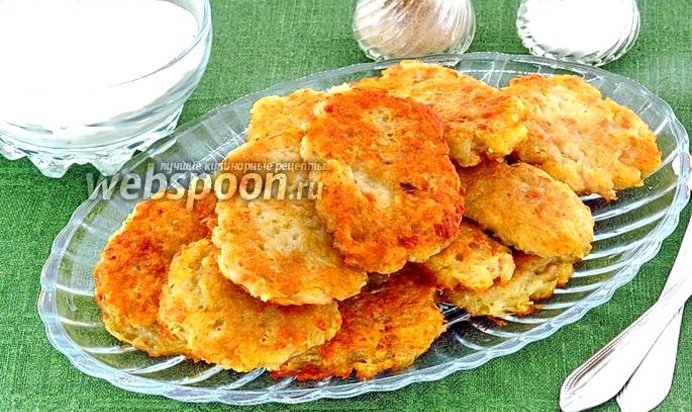 Картофельные оладьи с фаршем