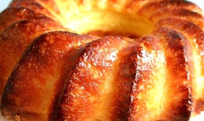 Творожная запеканка с манной крупой и ванилью