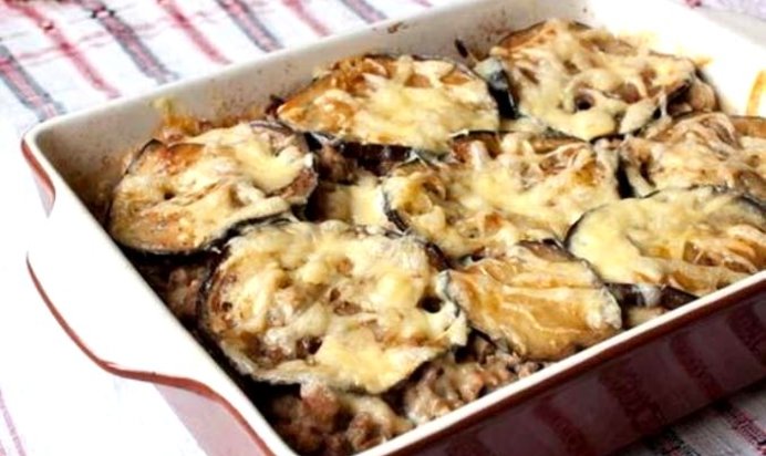 Говядина с баклажанами и кабачками