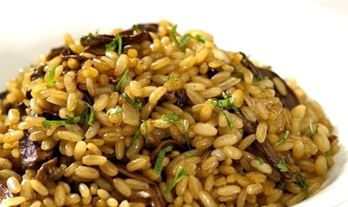 Плов с опятами