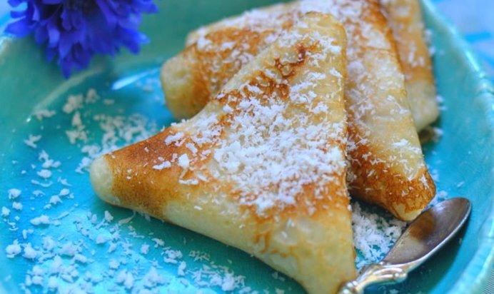 Кокосовые блинчики