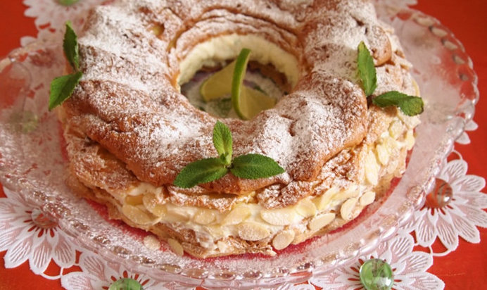 Заварной кекс с начинкой