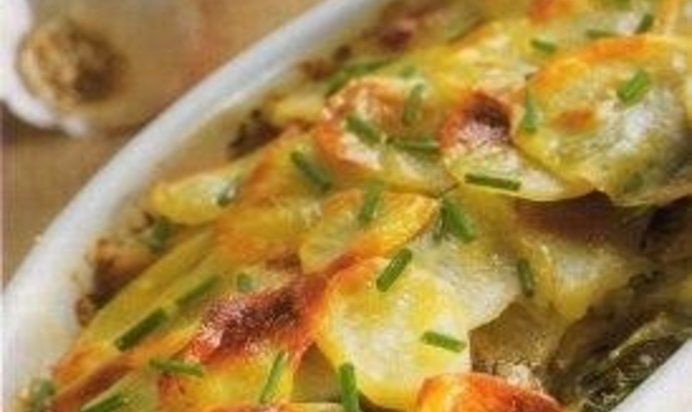 Запеканка картофельная с грибами