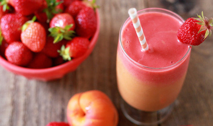 Абрикосово-клубничный смузи