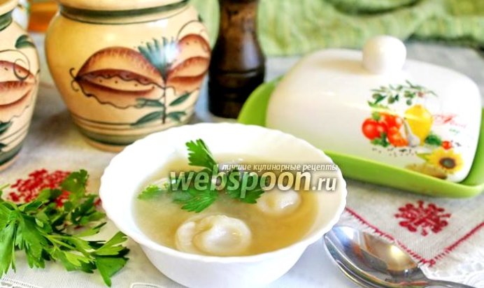 Пельмени в горшочках в микроволновке