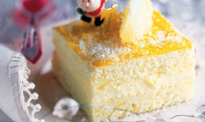 Пирожное с лимоном