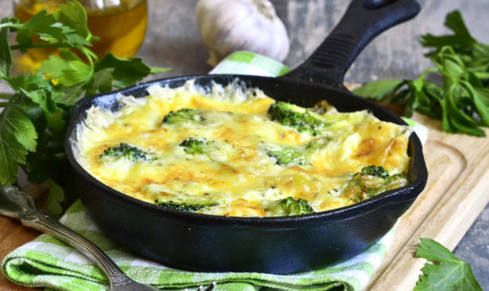 Омлет с брокколи и сыром