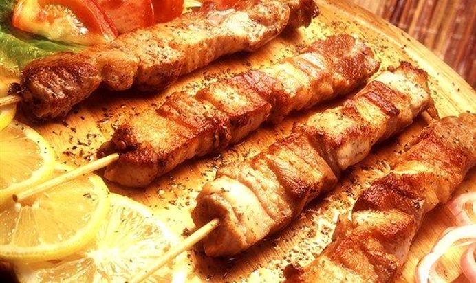 Шашлыки по‑гречески