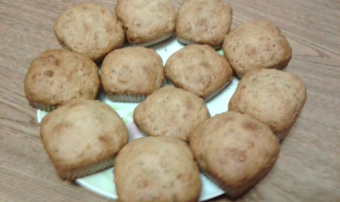 Медово-ореховые кексы