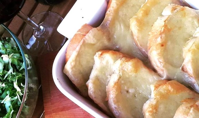 Рамекен — хлеб запеченный с сыром