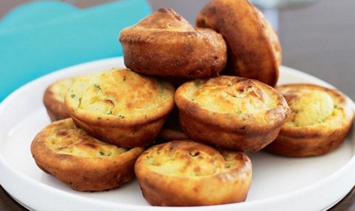 Кексики с сыром и зеленью
