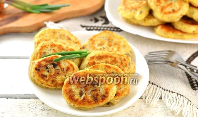 Дрожжевые оладьи из сардины в масле