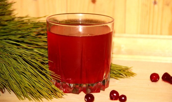 Клюквенный морс