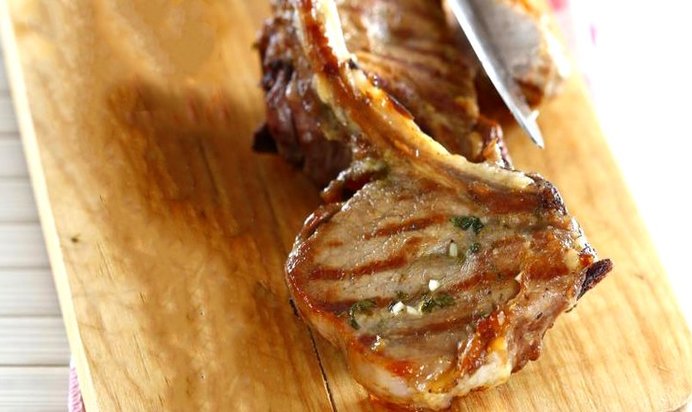 Шашлык из телятины на косточке