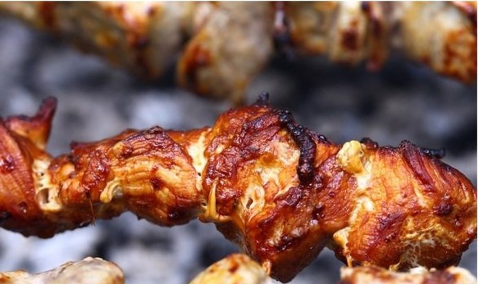 Шашлык из свинины в кефире