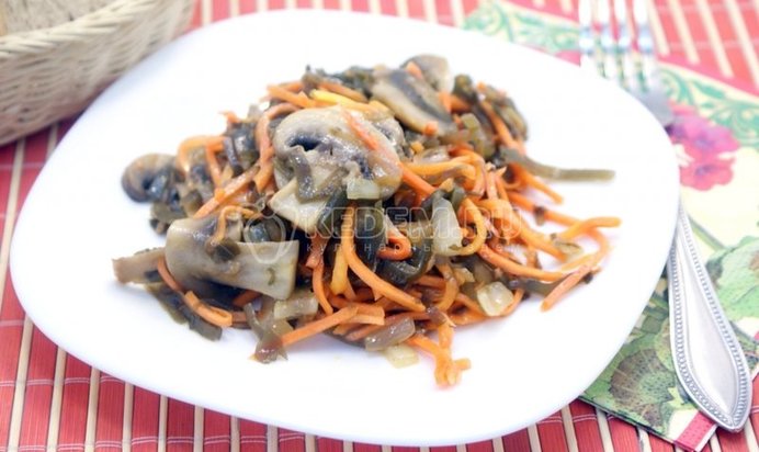 Салат «Постный острый»