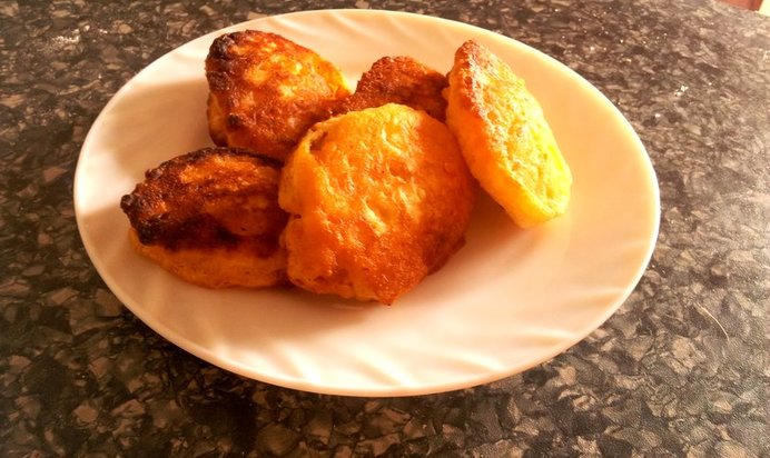 Морковно-кокосовые оладьи