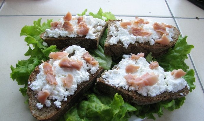 Диетические бутерброды