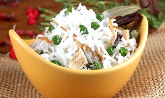 Пулао (Плов с зеленым горошком)