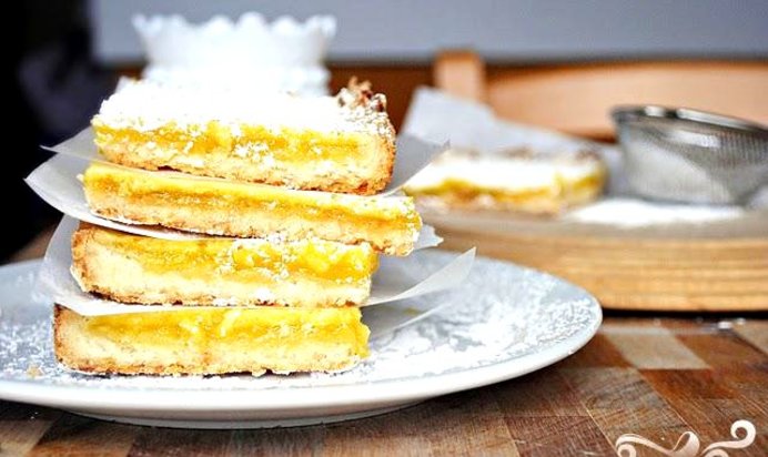 Лимонно-кокосовые пирожные