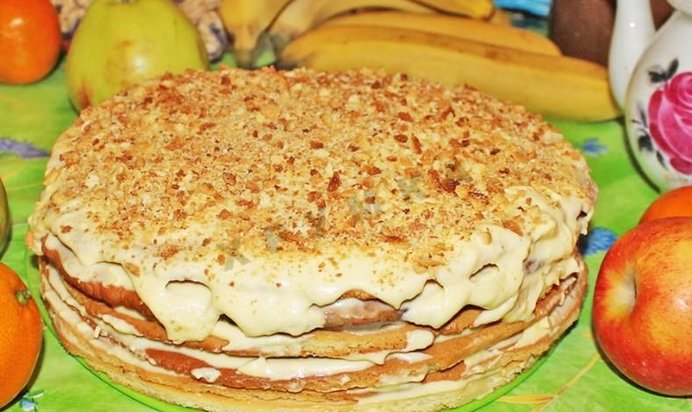 Медовые коржи для торта