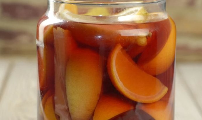 Апельсиновое вино с ванилью