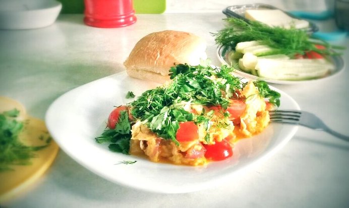 Болгарский омлет миш-маш (Mish-mash)