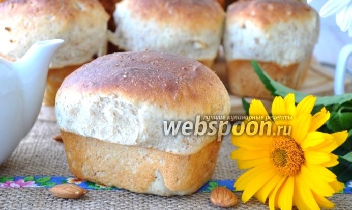 Овсяный хлеб с миндалём