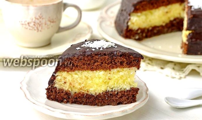 Торт «Баунти» шоколадный