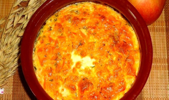 Запеканка из рыбы с нутом