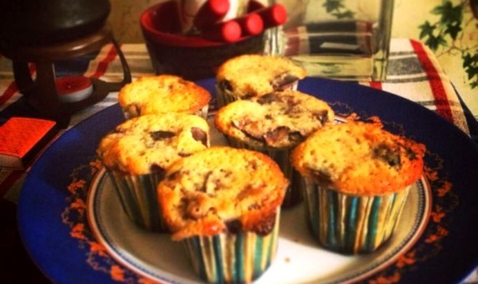 Маффины с инжиром