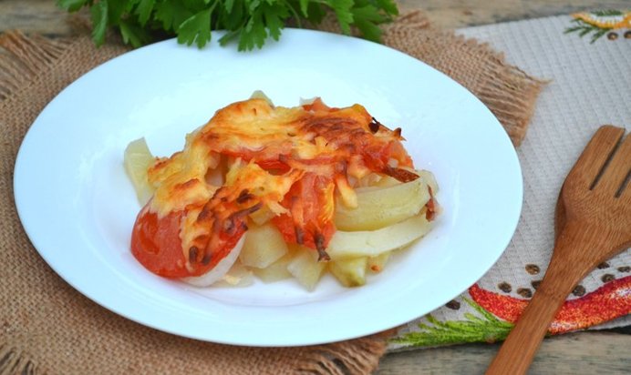 Запеканка картофельная с мясом в духовке