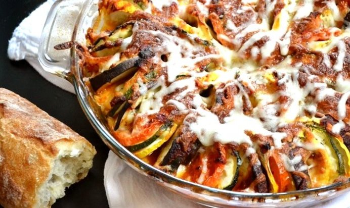 Рататуй с моцареллой