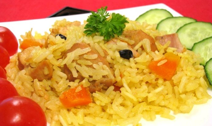 Плов из курицы (или индейки)