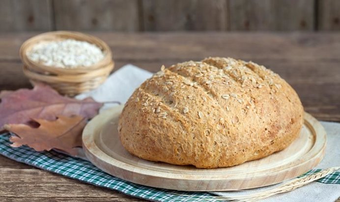 Быстрый овсяный хлеб