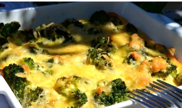 Запеканка из брокколи в духовке