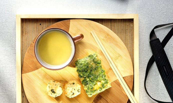 Зеленый омлет