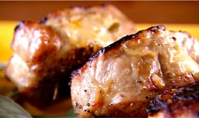 Свиной кальцоне на гриле