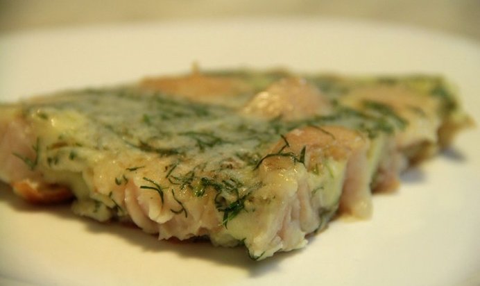 Рыбный омлет