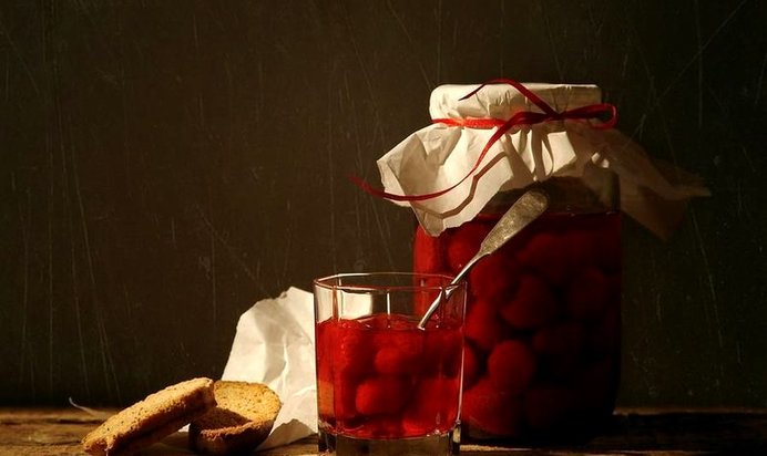 Компот из земляники