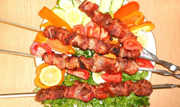 Шашлык из окорока свинины