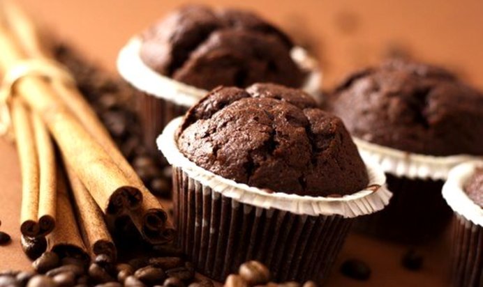 Шоколадно-кофейные маффины