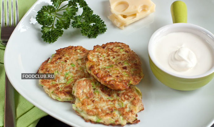 Кабачковые оладьи