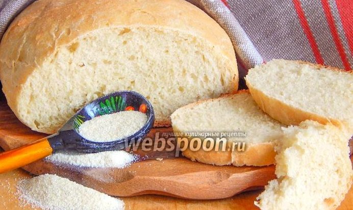 Пшеничный хлеб с манкой